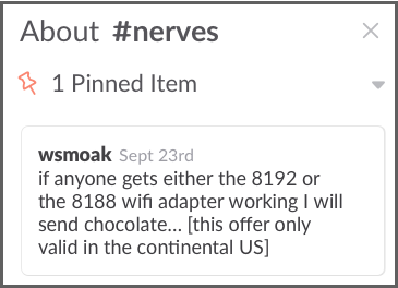 Nerves chocolate offer